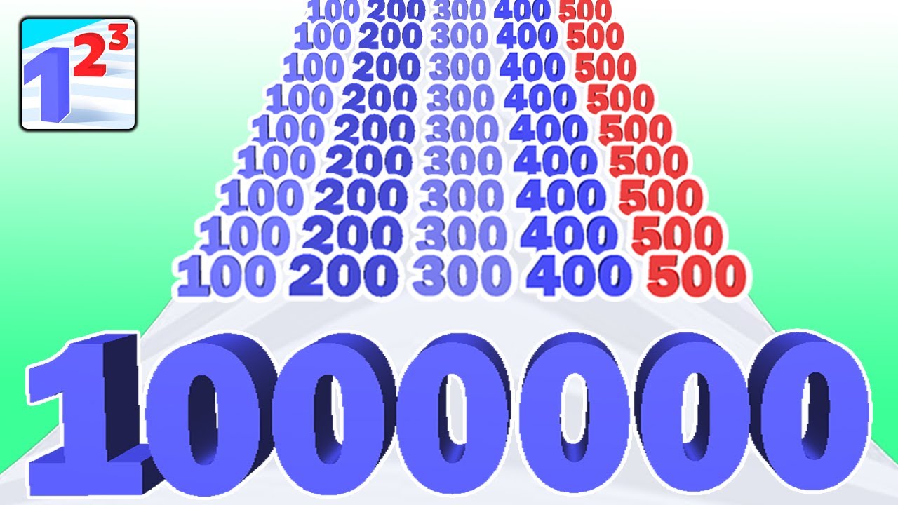 Number Master 3D – Epic Merge Run Speedrun!