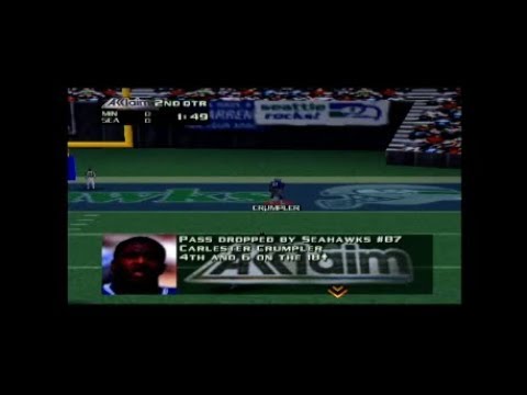 NFL Quarterback Club 98 Vikings vs Seahawks Part 1