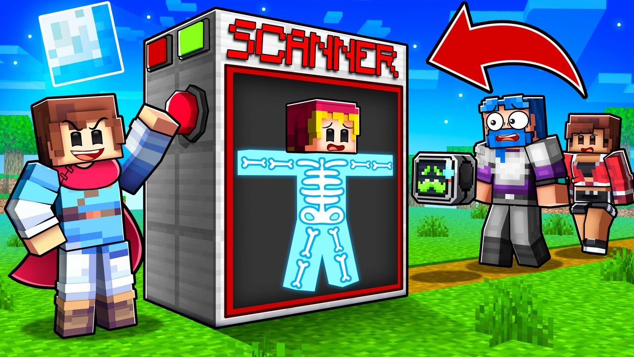 Using a SCANNER to Find My Friend's SECRETS in Minecraft!