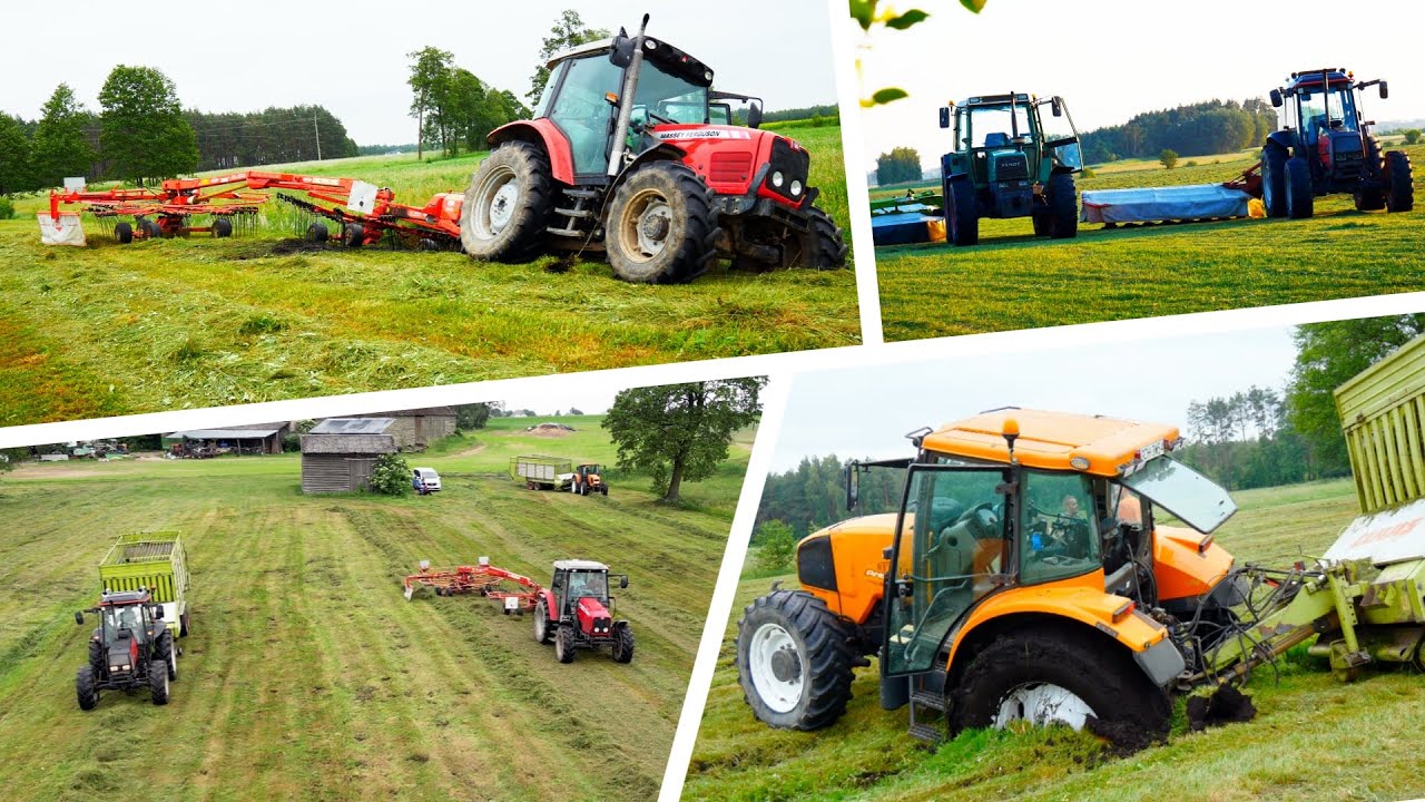 🇵🇱OHO SIANOKOSY Z CLAASĄ 2024 | WTOPA | 2x Fendt ✩  Valtra ✩ Massey Ferguson |
