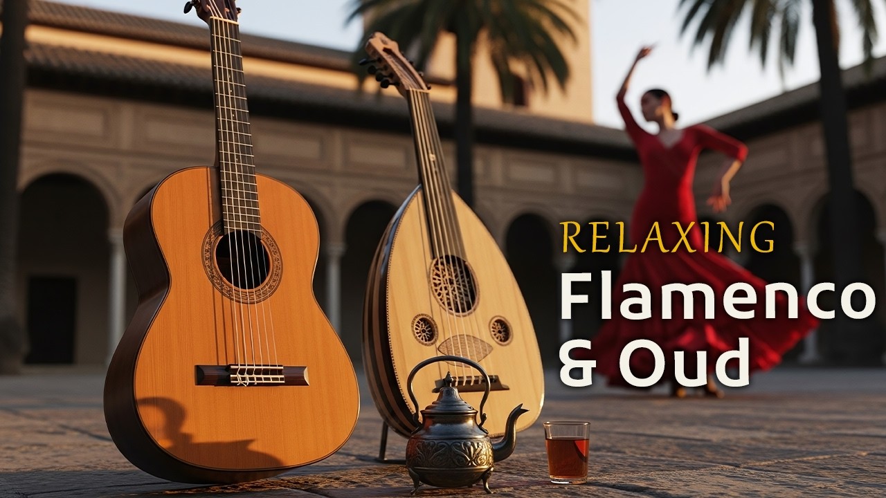 Spanish Guitar & Arabic Oud Instrumental ✨ Relaxing Flamenco Music for Productivity & Travel