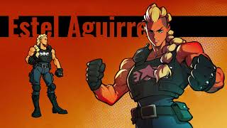 Streets Of Rage 4 - Estel Aguirre - Training Mode + In Game Combo Practice