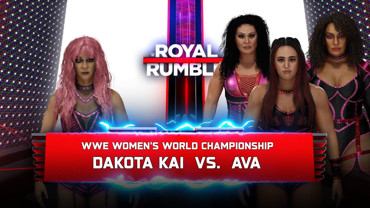WWE 2K25 Universe Mode: Royal Rumble; Ava (C) v Dakota Kai - World Championship!