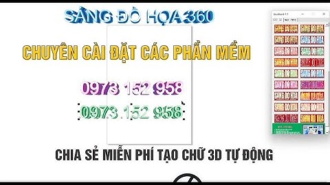 TẠO CHỮ 3D TRONG COREL II GOOD MACRO IN DESIGN