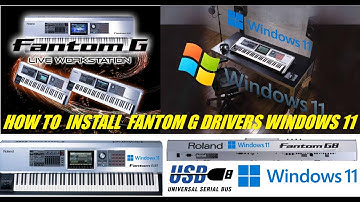 How to install Roland Fantom G6 G7 G8 in Windows 11 (Win11)