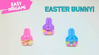Easy Origami Easter Bunny | Cute Paper Rabbit Craft for Kids