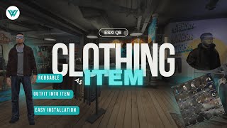 [ESX/QBCore] Clothing as an item Fivem Script by FWB Studio  (fs_clothing)