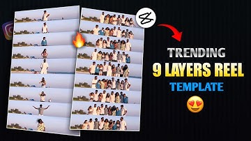 Viral 9 Layer Reels Capcut Template 🔥 || Instagram Trending Reels Editing - Ghaus Editz