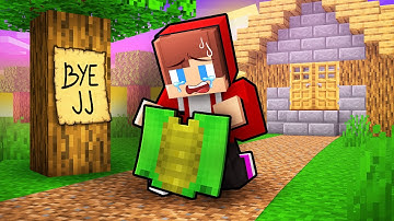 Mikey is LEFT FOREVER in Minecraft! (Maizen)