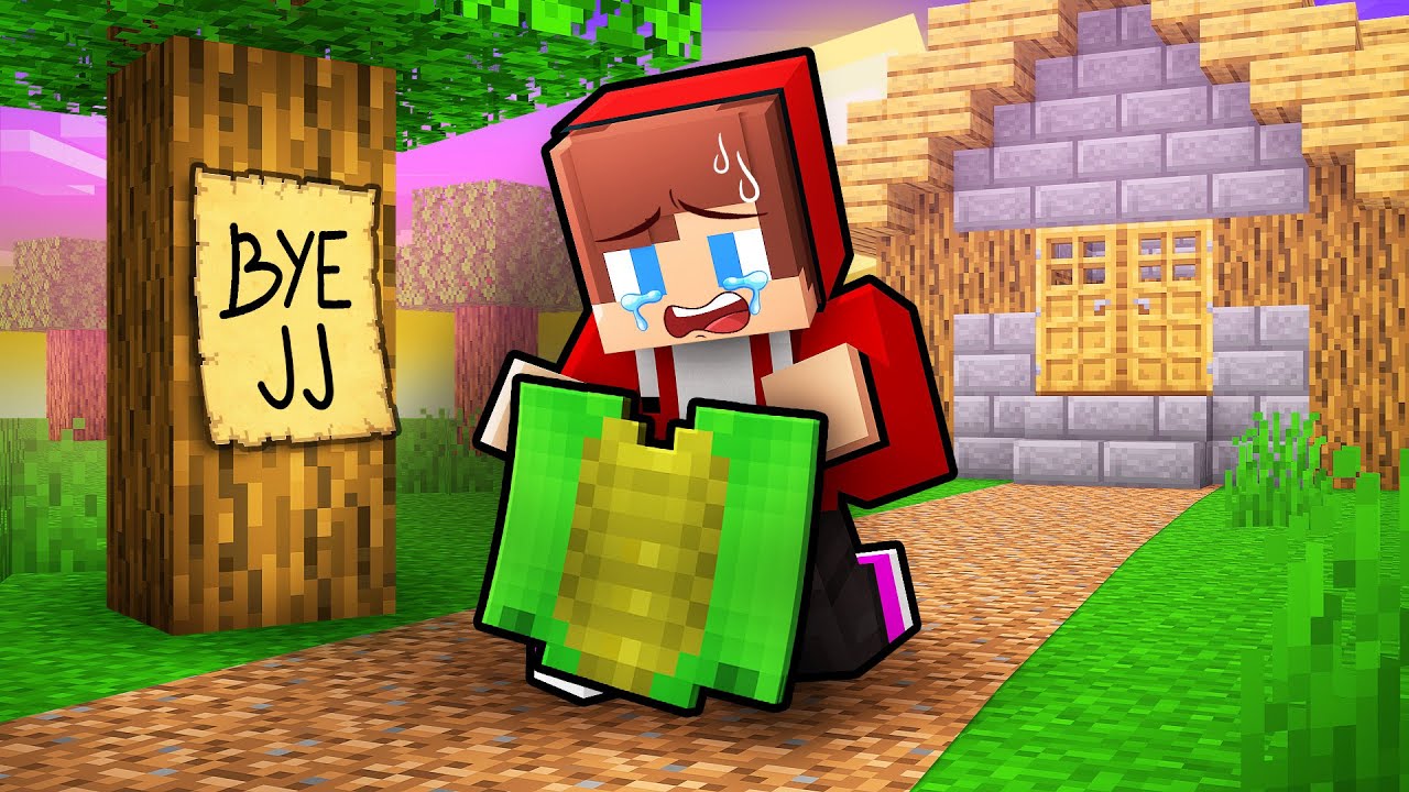 Mikey is LEFT FOREVER in Minecraft! (Maizen)