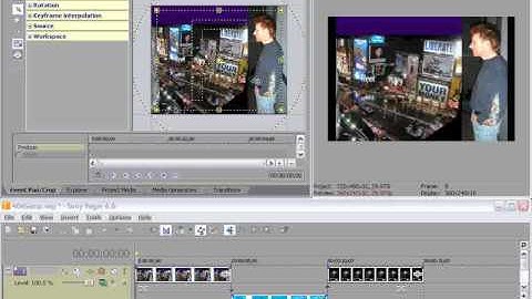 Video Tutorial Sony Vegas Lesson23 The Pan  Crop Tool pt  1