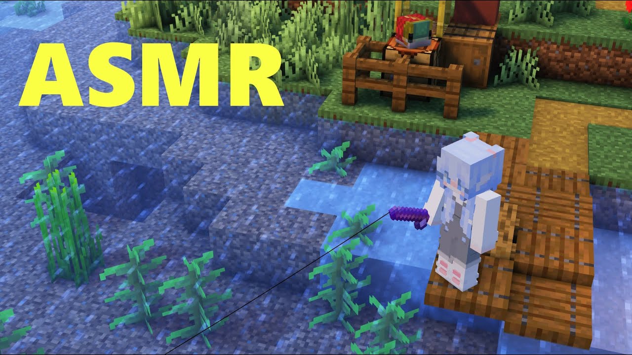 ASMR МАЙНКРАФТ :: Утренняя болталка, рыбалка и немножечко триггеры 💤🥱