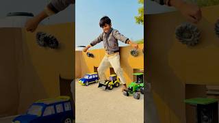 Remote Control Jcb And Dumper Truck tractor Unboxing And Testing Short Video #ytshorts #shorts