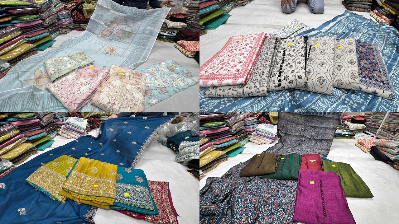 Boutique type of Dress materials in Chickpet Bangalore | Latest Dress Collection | Courier Available