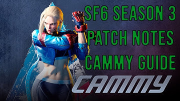 SF6 Cammy - Season 3 Guide, Setups, and Patch Notes!!!