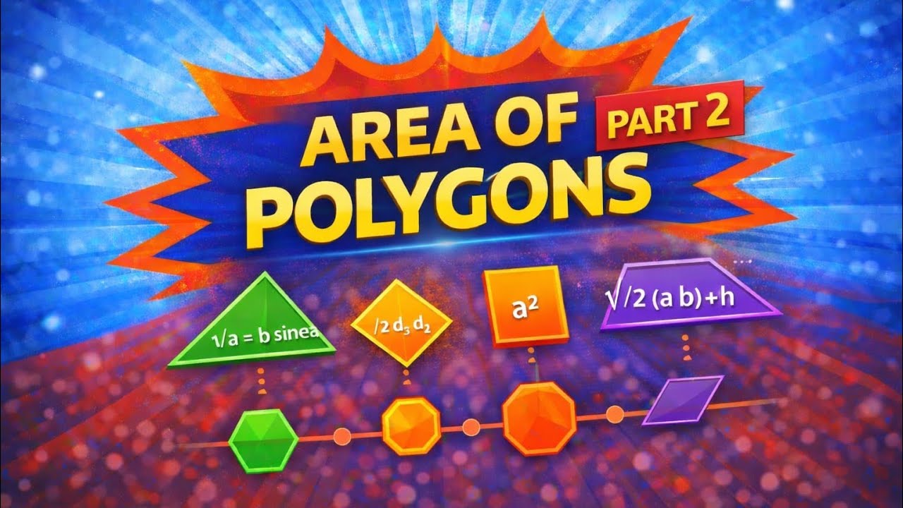 Areas of Polygons // mathamatics - YouTube