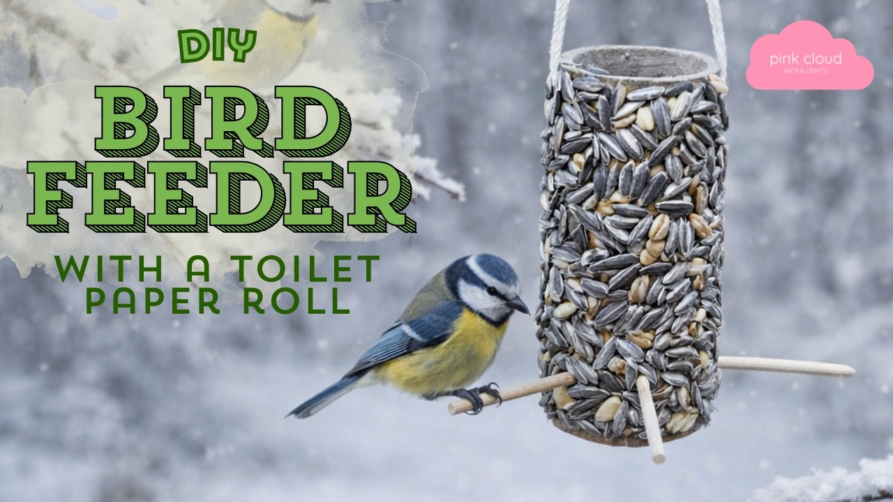 2-Minute DIY That Helps Birds Survive Winter 🐦 How to Make Bird Feeder ...
