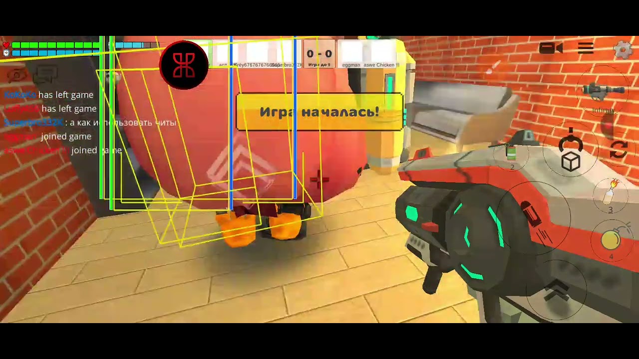 Играю дуэль читы часть 2 в chicken Gun 