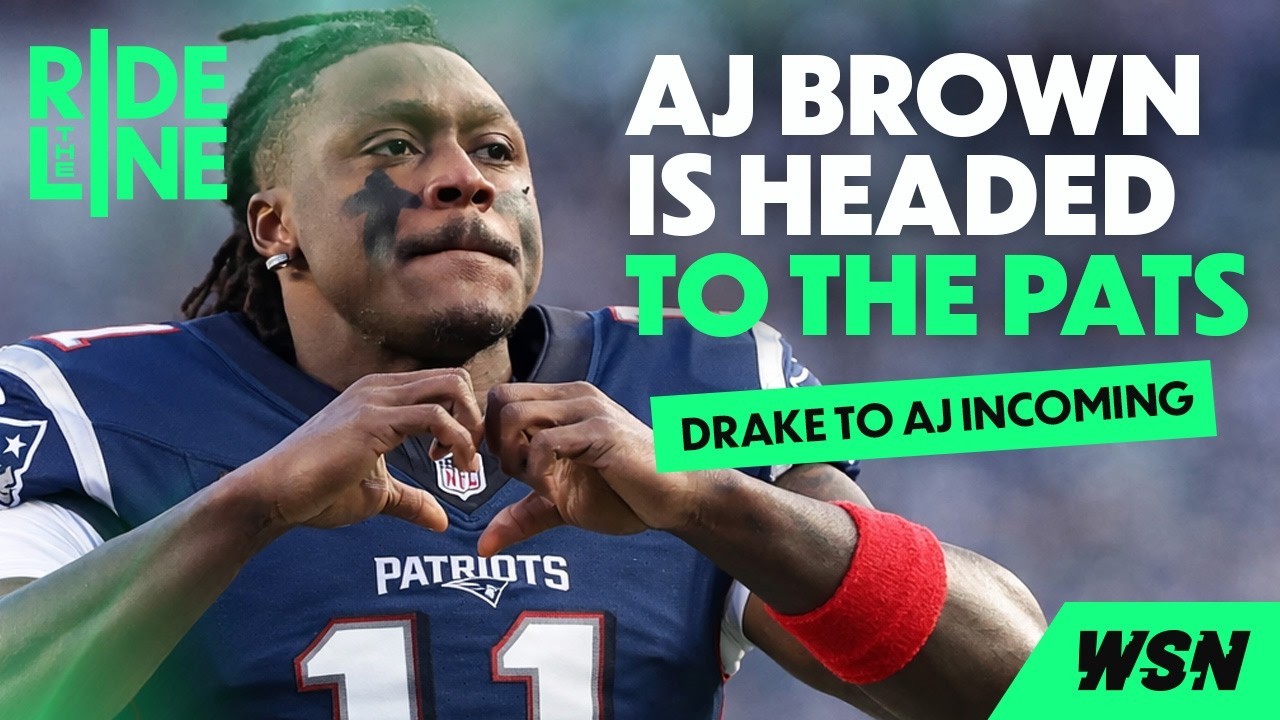 AJ Brown WANTS the PATRIOTS! Will Eagles Star LEAVE Hurts, Sirianni for Drake Maye?