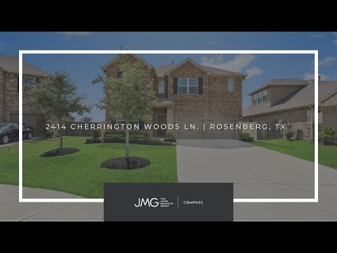 2414 Cherrington Woods Lane, Richmond, TX home video tour