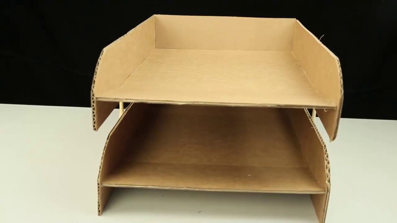 How to make Two Paper shelf DIY Paper Shelf YouTube