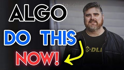 Algorand OMG! Do This || Algorand Price Prediction || Algorand Today Update!