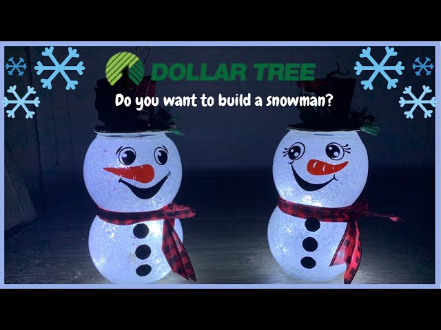 Light-Up Snowman For Under $10: Dollar Tree Craft! - Jennifer Maker