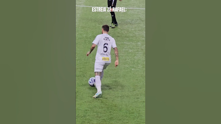 Zé Rafael fez sua estreia pelo Santos, na partida contra o Ceará