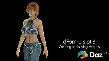 Daz Studio pro Tips: Creating and saving Morphs with dFormer