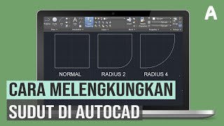 Cara Melengkungkan Sudut di AutoCAD
