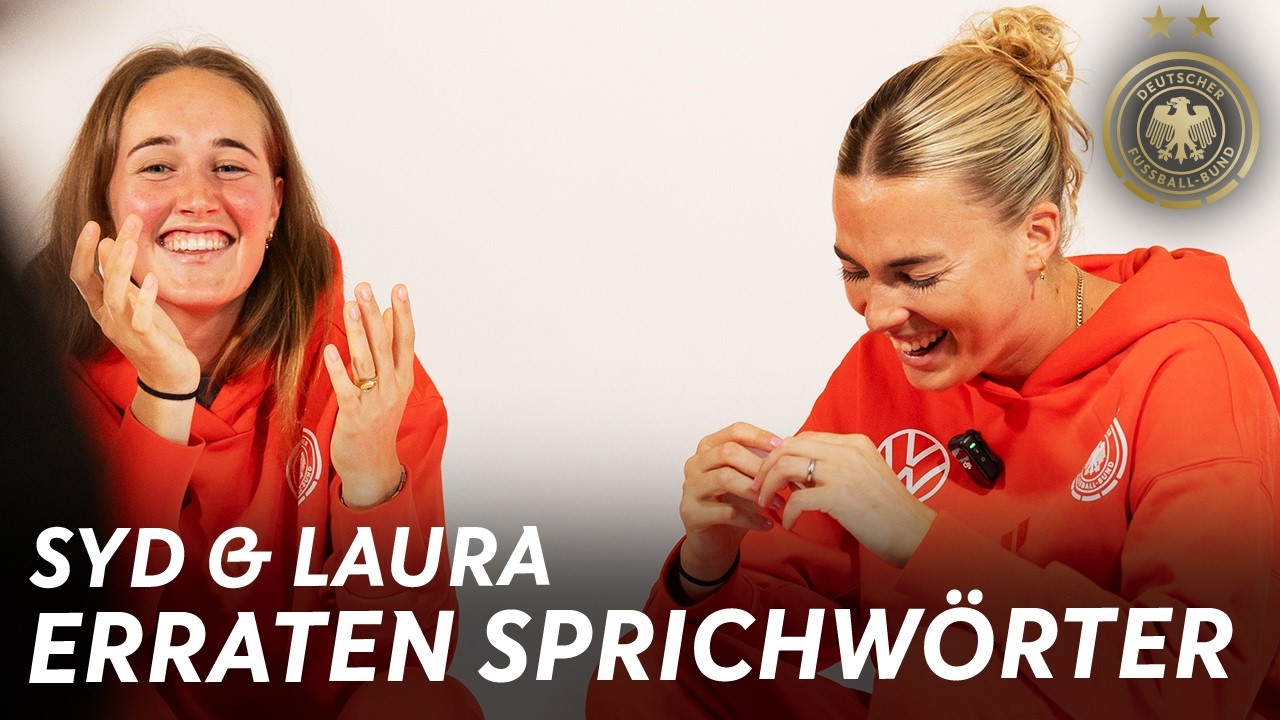 "Ich habe den Rochen gebraten" 🐟🍳😂 | Sydney Lohmann & Laura Freigang raten Sprichwörter