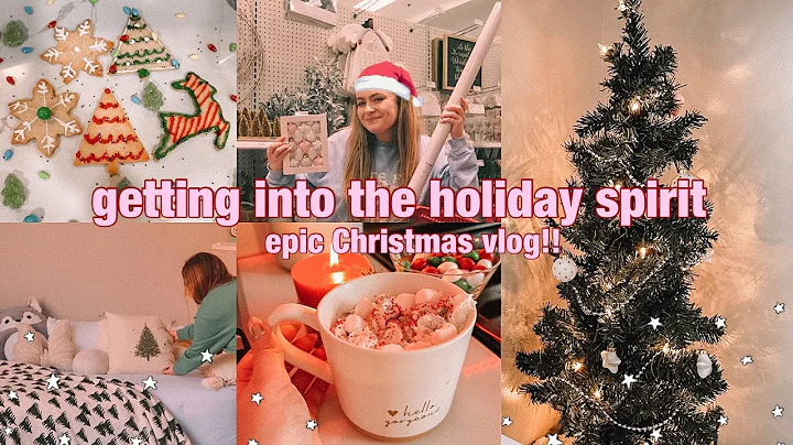 GETTING IN THE CHRISTMAS SPIRIT 2022! EPIC CHRISTMAS VLOG: preparing & decorating for Christmas