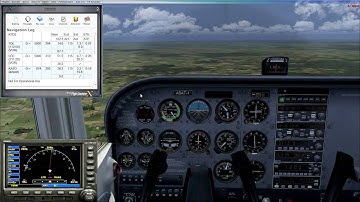 FSX | FSX Flight Basics | Cessna 172 VOR Flying, ILS Landing