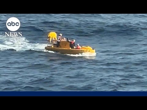 Woman rescued after going overboard on cruise ship l gma