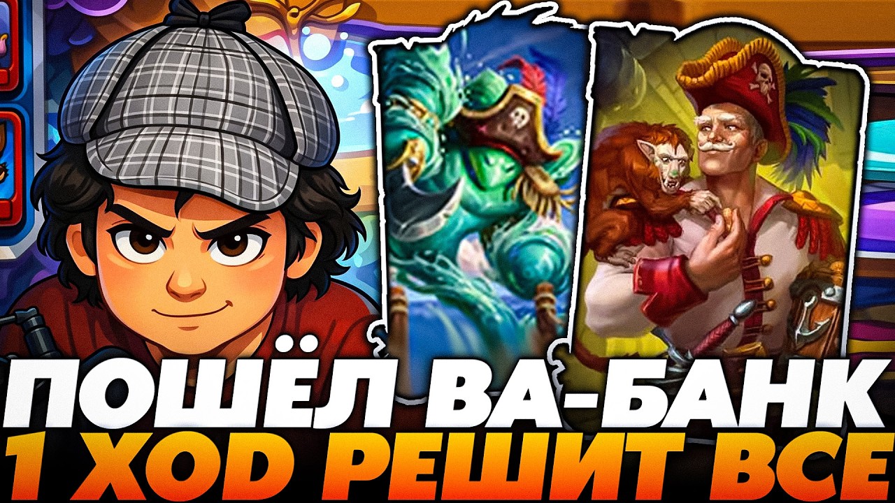 1 ХОД РЕШИТ РЕШИТ СУДЬБУ КАТКИ! ПОШЕЛ ВА-БАНК НА ПИРАТАХ !!! Guddumpog Guddummit Hearthstone