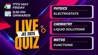 Master Your Concepts! Live Quiz Challenge 1 -JEE 2025 By VMC🚀Join Now and Test Your Knowledge!#jee