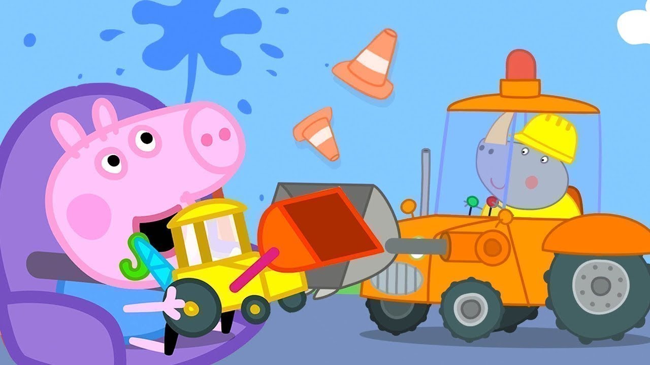 De Weg Opbreken | Tekenfilm | Peppa Pig Nederlands Compilatie Nieuwe Afleveringen