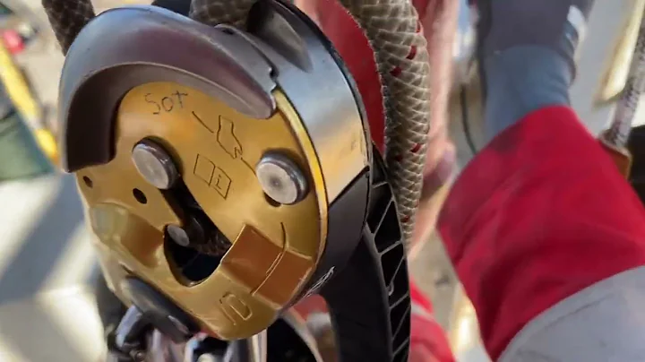 TT NDT, Rope Access, Ultrasonic Inspection on the Derrick.