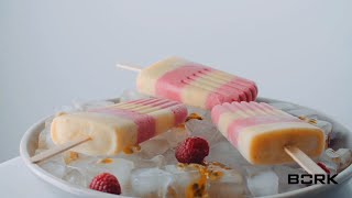 Мороженое из персика, малины и маракуйи: рецепт приготовления в BORK B802 секреты и особенности Мороженое из персика, малины и маракуйи: рецепт приготовления в BORK B802 секреты и особенности