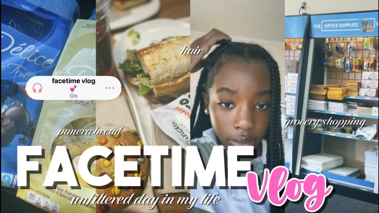 FACETIME VLOG | brunch date, driving, grwm, running errands, editing