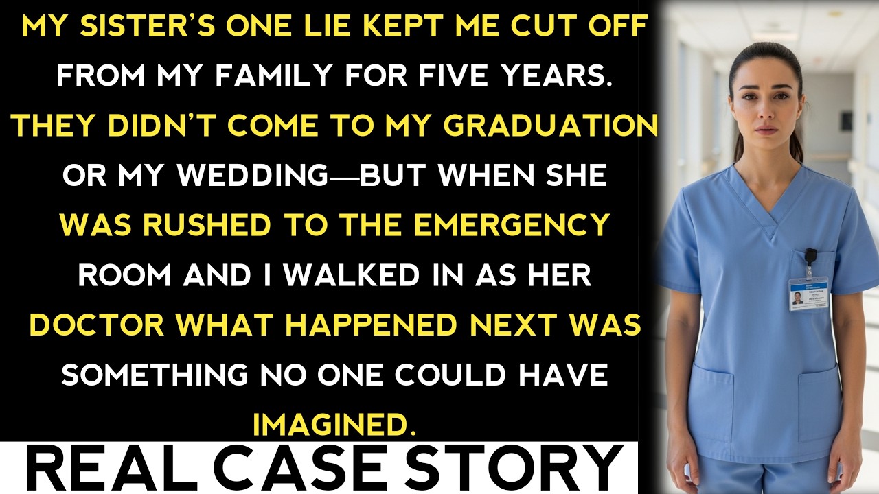 MY SISTER’S LIE CUT ME OFF FOR YEARS—BUT WALKING INTO THE ER AS HER DOCTOR CHANGED EVERYTHING