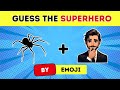 Guess the Superhero by Emoji? 🕷🦸 Marvel & DC Superheroes Emoji Quiz