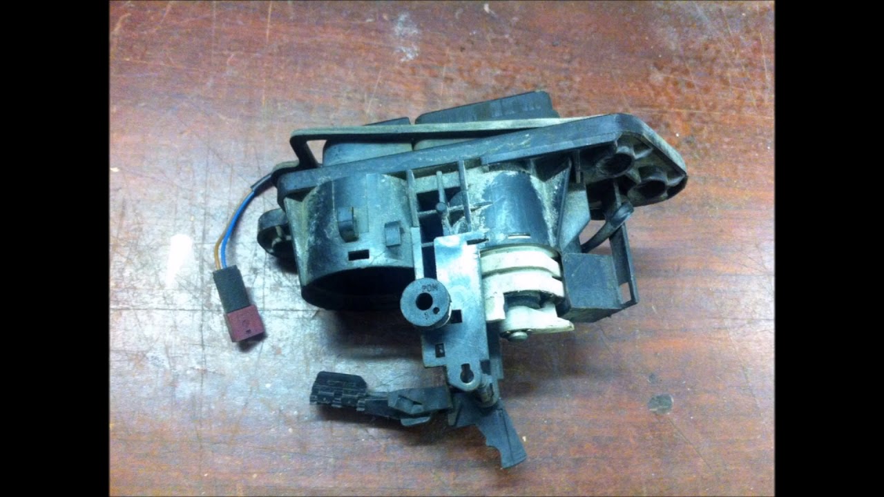 Как снять замок w220 Как снять замок w220