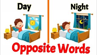 Learn English Opposite Words - Opposite words in English - Opposite words (Part 4)