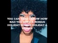 Nicki Minaj Roman Holiday lyrics (Clean)