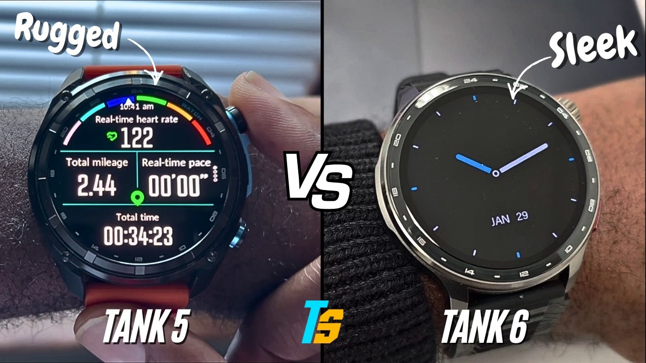 SLEEK KKTick Tank 6 Takes on the RUGGED Tank 5 Smartwatch