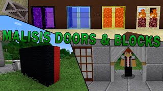 Новые двери и полезные блоки | Обзор модов Malisis doors & blocks | Minecraft 1.12.2