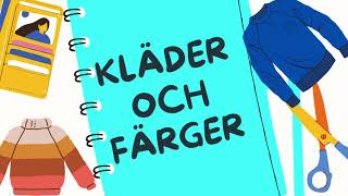 Kläder Och Färger Clothes And Colours - Lär Dig Svenska