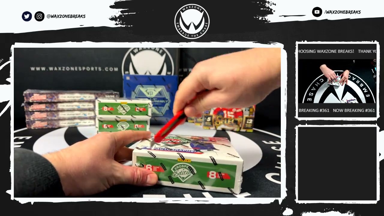 2/21/2026 - 2025 PROSPECT EDITION BASEBALL 5 B0X 1/4 CASE BREAK #361