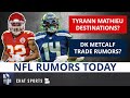 NFL Rumors On Tyrann Mathieu Destinations, DK Metcalf Trade, Derwin James & Jessie Bates Extensions